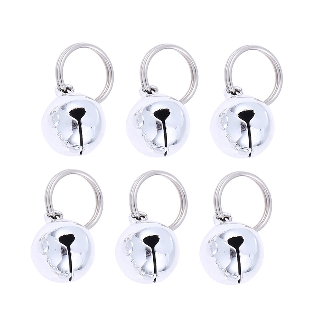 100 Cascabeles Pequeños De Metal Multicolor 2cm - Para Manualidades, Decoración Navideña Y Fiestas