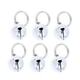 thumbnail image 1 of EeaseMX 20 cascabeles colgantes de metal de 14 mm para collar de mascotas, accesorios decorativos para gatos y perros (plata), 1 of 7