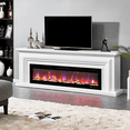 thumbnail image 2 of CazToi 50" Recessed Smart Electric Fireplace with WiFi/Alexa Adjustable Flame Colors & Heat Remote Included, 2 of 11