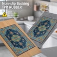 thumbnail image 5 of BlueDreamer Kitchen Rugs，Non Slip 3Pcs, Kitchen Mats for Floor Waterproof & Stain Resistant Carpet Area Rug for Kitchen, Laundry Room, Hallway, 5 of 12