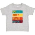 thumbnail image 3 of Inktastic Fitness Eat Sleep Pilates Repeat Boys or Girls Baby T-Shirt, 3 of 5