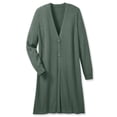 thumbnail image 2 of Woman Within Plus Size Perfect Cotton Duster Sweater, 2 of 6