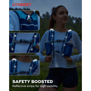 UTOBEST Running Backpacks Lightweight Hydration Pack Functional Vest 5L with 1.5L Water Bladder