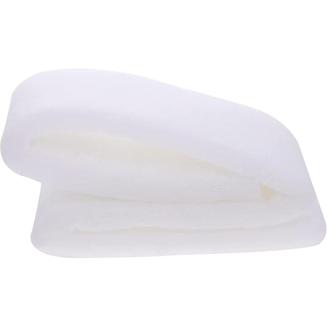 Almohadilla de filtro de acuario, rollo de medios filtrantes, esponja de espuma de filtro de algodón bioquímico para pecera (1 m x 12 cm)