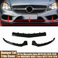 thumbnail image 2 of Front Bumper Lower Lid Trim Cover Fit For Mercedes Benz W218 CLS 2015-2018, Sport Models 2014-2016, 2 of 5