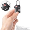 thumbnail image 4 of XCSOURCE® TSA Luggage Locks, 3-Digit Combination Lock, Security Padlock, for Suitcase, Luggage, Black [2 Pack], 4 of 4