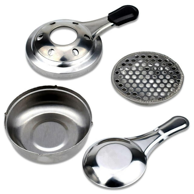 Adjustable stainless steel mini oven for hiking, picnicking, camping or home use. Fondue oven, mini hot pot.