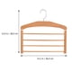 thumbnail image 5 of 1 percha multifuncional antideslizante de madera para secar ropa y pantalones, 5 of 7