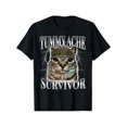 thumbnail image 1 of Tummy ache Survivor Cat Meme Funny Saying Cats animals T-Shirt,Hoodie and Sweatshirt for autumn and winter, 1 of 7