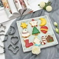 thumbnail image 4 of 10 Sets Large Christmas Cookie Cutters Christmas Cookie Cutters Small Cookie Cutters Holiday Cookie Cutters Mini Christmas Cookie Cutters Christmas Tree Cookie Cutter, 4 of 8