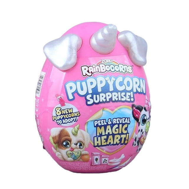 Zuru-huevo mágico de unicornio, muñeco de peluche familiar de conejito, huevo divertido, huevo sorpresa, juguete para perro, huevo mágico, caja ciega para niña