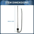 thumbnail image 3 of Unique Bargains Fuel Sending Unit and Gauge Kit 500mm Length Boat Fuel Sending Unit Marine Fuel Sender Unit Metal Black Silver Tone 240-33 Ohm, 3 of 6