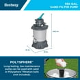 thumbnail image 5 of Bestway Hydrium 16’5”x12'x48" Steel Side Wall Above Ground Pool w/ Sand Pump & Accessories, 5 of 11