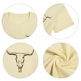 thumbnail image 4 of MOUSYA Boho Cow Skull Shirt Women Cowgirl T-Shirt Vintage Western Rodeo Graphic Tee Short Sleeve Bull Skull Casual Top, 4 of 8