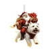 thumbnail image 2 of Adornos navideños, diseño gráfico de colgante navideño con diseño de perro, adornos navideños para interiores, exteriores, coches, casas, patios, césped, vallas, jardines, etc., 2 of 7