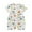 02-White, variant on Yutgune Baby Boy Girl Cotton Romper Summer Rabbit Print Sleeveless Bodysuit Breathable Infant Jumpsuit 0-12 Months