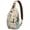Succulent, variant on Strawberry Lover’s Lightweight Travel Sling Backpack with Cute Red Berry Pattern, Multi-Functional Shoulder Backpack for Cycling, Hiking, and Daily Commute