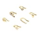 thumbnail image 5 of Anillos de nariz falsos con clip, 6 anillos de nariz falsos, joyería, anillo de nariz falso, aro elegante y estético, 5 of 9