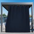 thumbnail image 3 of Cortinas de exterior fáciles de llevar, impermeables, 110 x 84 cm, color azul marino, 3 of 8