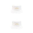 thumbnail image 3 of Minnieouse Verano Playa Algodón Sombrero de protección solar Sombreros al aire libre Gorra plegable portátil Regalos Accesorio Picnic Sporting Blanco Blanco 2piezas Minnieouse CBP271145, 3 of 5