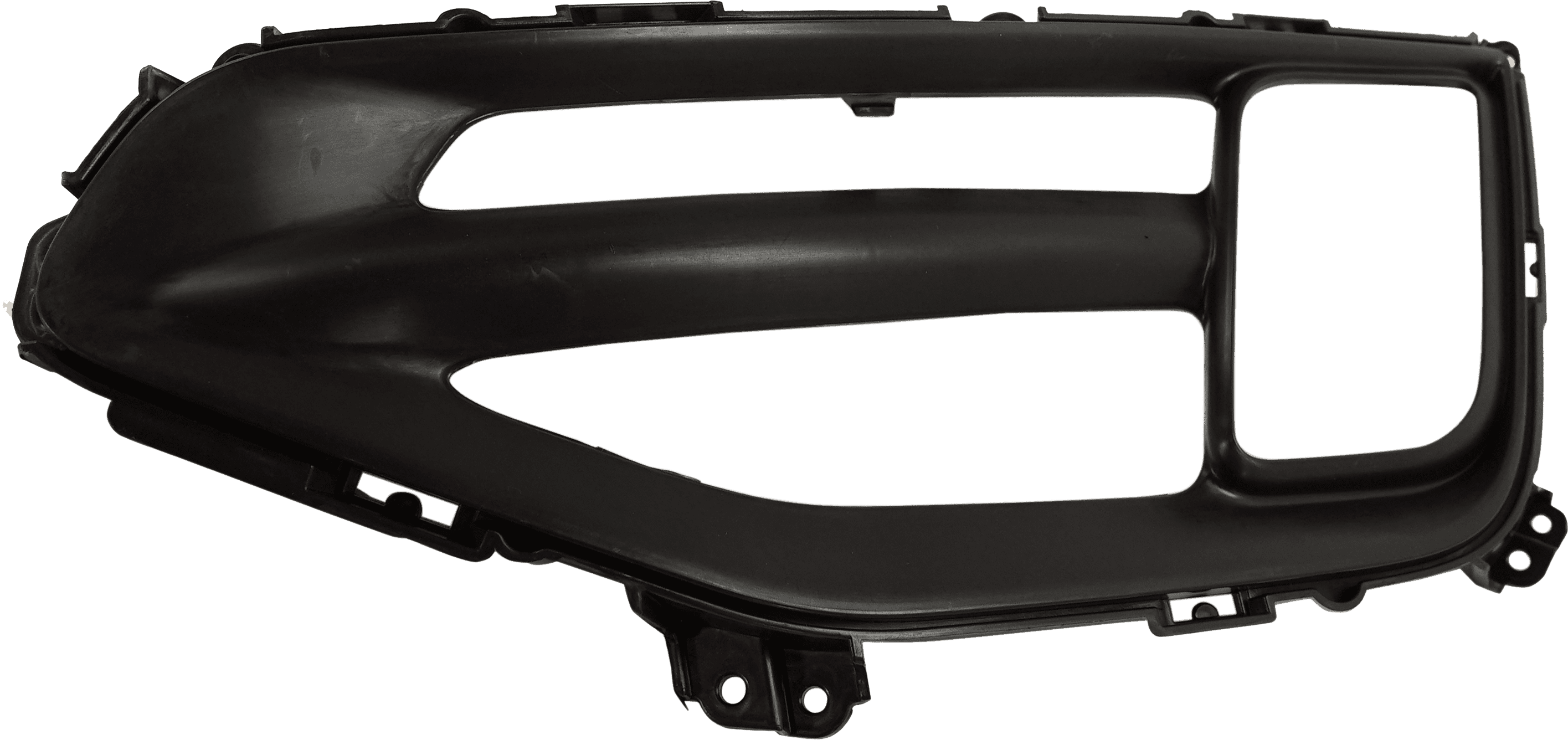 Fog Light Cover Compatible with 2014-2016 Kia Sportage Left Driver Textured Black