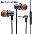 thumbnail image 6 of Lifetechs Wired Earphone Line Control L-shaped Plug Type-C/3.5mm Mega Bass In-ear Sports Earbud for Phone, 6 of 8