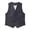Dark Gray, variant on Mens Corduroy Waistcoat V Neck Casual Sleeveless Jacket Slim Fit Business Formal Vest for Wedding Dinner Green S