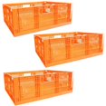 thumbnail image 1 of Cajas Colapsable Apilable MechaBox 3 Pzas 21kg 40x60x21cm Apilable y Colapsable Polietileno Color Naranja., 1 of 1