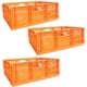 thumbnail image 1 of Cajas Colapsable Apilable MechaBox 3 Pzas 21kg 40x60x21cm Apilable y Colapsable Polietileno Color Naranja., 1 of 1