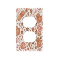 thumbnail image 3 of IAUYY Retardant PC Material Duplex Outlets Switch Plate Covers Easy DIY Installation with Screws Light Switch Cover Plate Watercolor Gingerbread Man Pattern, 3 of 9