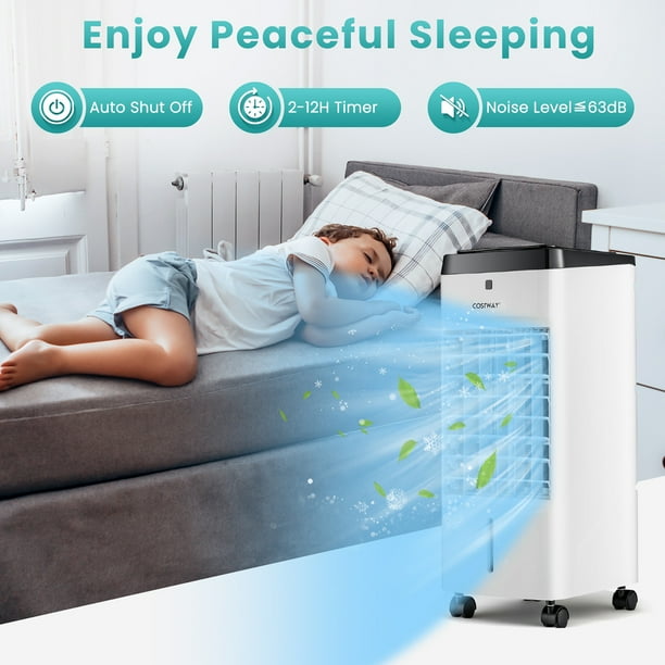 Costway 4 in 1 Evaporative Air Cooler w Fan Humidifier Remote Control Ice Packs Walmart