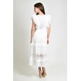 thumbnail image 3 of Vestido midi con encaje bordado Roman Fashion /Juvenil, 108 (Blanco) blanco M, 3 of 5