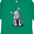 thumbnail image 4 of Inktastic Curious Rhinos Boys or Girls Long Sleeve Toddler T-Shirt, 4 of 5