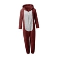 thumbnail image 4 of Pijamas de una pieza Fernando Mono para Mujer Rojo L, 4 of 8
