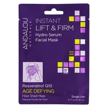 - Instant Lift & Firm Hydro Serum Facial Mask - 0.6 oz. by Andalou Naturals (pack of 1)