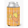thumbnail image 1 of Bird on Orange Plaid Can or Bottle Hugger, 1 of 1