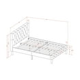 thumbnail image 5 of East West Furniture Nolan 2 Pieces Wood Full Bedroom Set in White/Clover Green, 5 of 6