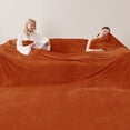 thumbnail image 1 of Manta de forro polar extragrande COOVA, 305 x 350 cm, naranja, 1 of 5