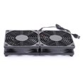 thumbnail image 2 of Ventilador De Refrigeración Del Enrutador Enrutador inalámbrico Ventilador de refrigeración dual TV Set-Top Box Ventilador enfriador de disipación de calor Ndcxsfigh Para estrenar, 2 of 8
