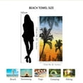 thumbnail image 3 of Zhourta Premium Beach Towels Microfiber Coconut Print Quick Dry Sand Free Ultra Soft Lightweight and Absorbent for Pool Sand Travel Hawaiian Style Tropical Paradise 30x59Inch, 3 of 6