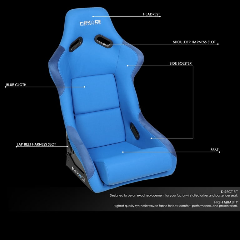NRG Innovations® - FRP Bucket Geometric Seat Cushion