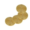 thumbnail image 3 of Prisha India Craft Golden Beaded Tea Cup Coasters, Set of 8, 3 of 5