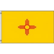 212 Main ST-NM 36 x 60 in. New Mexico State Polyester Flag