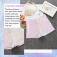 thumbnail image 6 of renvena Girls Kids Sequin Jazz Hip Hop Dance Shorts Active Workout Sport Activewear 3-8 Colorful 5-6, 6 of 7