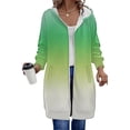 thumbnail image 2 of Bovemsi Sweatshirt for Women Long Zip Up Double Zipper Fleece Jacket Sweatshirts Fall Winter Fashion Clothes Zip Up Hoodie, 2 of 6