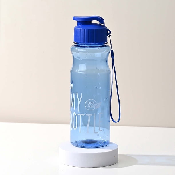 Water Bottle Food Grade Large Capacity Portable Fitness Sports Water Jug With Lanyard Outdoor Supply