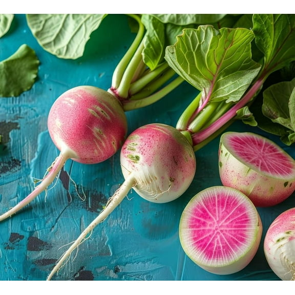 Watermelon Radish Seeds for Planting - 200  Seeds - Exotic Vegetable Seeds
