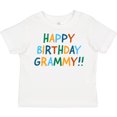 thumbnail image 3 of Inktastic Happy Birthday Grammy Boys or Girls Toddler T-Shirt, 3 of 5