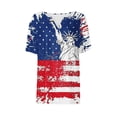 thumbnail image 5 of VerPetridure American Flag Shirt Women 4th of July Patriotic T Shirt Funny Stars Stripes Graphic Tee Independence Day T-Shirt Top, 5 of 5
