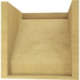 thumbnail image 4 of 12"W x 12"D x 12"H Wide Burlington Rough Cedar Woodgrain TimberThane Corbel, Primed Tan, 4 of 6